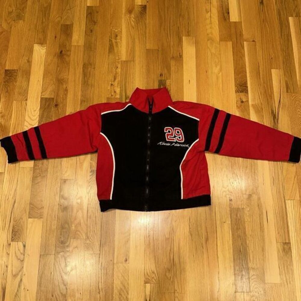 Vintage Nascar youth zip-up jacket Kevin Harvick size Medium